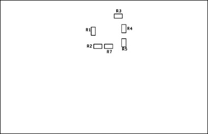 Figure 3-2. DS3153 triple-port, T3 / E3 LIU layoutâ€”silkscreen bottom layer (view mirrored).