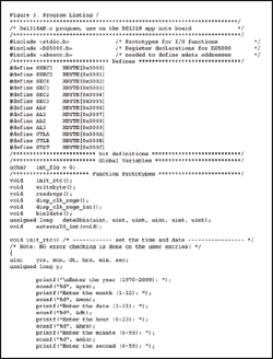 Figure 3. Program list