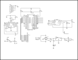 Figure 1. DS1340 and microcontroller circuit schematic