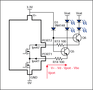 Figure 9. Using a Zener Diode to Minimize Driver Headroom.