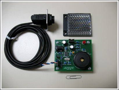 Figure 1. PCB, sensor and transmitter