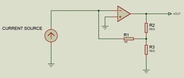 Figure 2. Additional voltage gain in this circuit (vs. that of Figure 1) provides effective transimpedances greater than 200MÎ©.