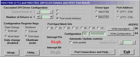 Figure 2. Program display at startup