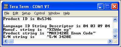 Figure 5. Undesirable result, the routine does not display the manufacturer's name as required, and the code is defective.