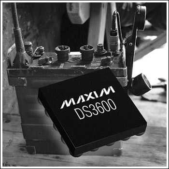 Figure 3. After the device is mounted on the circuit board, the DS36xx series of CSBGA packages restrict access to I / O signals, thus providing a passive protective layer