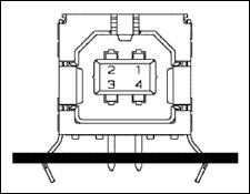 Figure 1. Internal structure of USB Type B connector