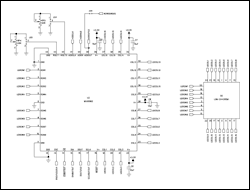 Figure 2. Schematic of the MAX6960 EV kit (6 pages-1 page)