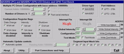 Figure 3. IÂ²C program display.