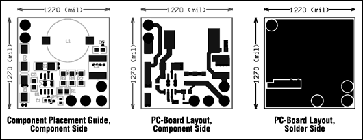 Figure 5. PCB layout of the circuit shown in Figure 1.