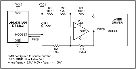Figure 2. MODSET current-voltage conversion circuit