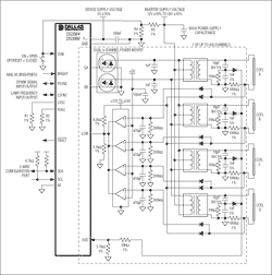 Figure 1. Example of driving four lamps per channel