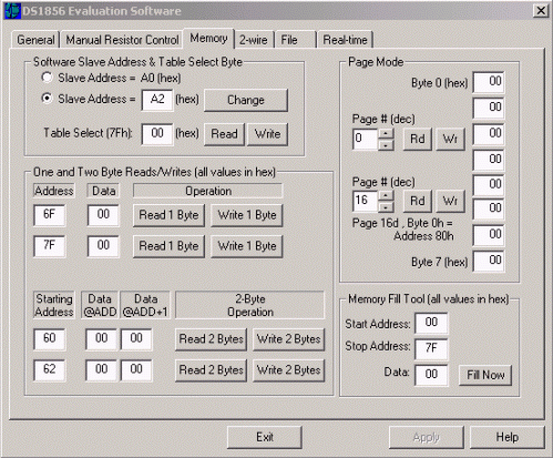 Figure 2. Memory page.