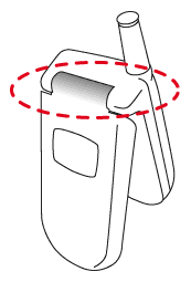 Figure 1. A flexible circuit is used to connect the two parts of the phone, but the hinge for folding the phone is the bottleneck of the internal connection.