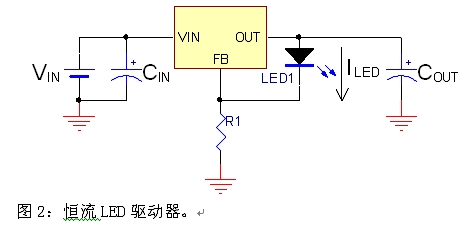 Figure 2: Constant current LED driver.