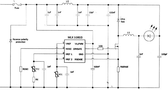 MLX10803 application examples