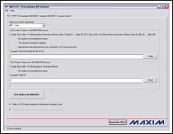 Figure 3. Click the ECU Wakes Up MAX9257 button