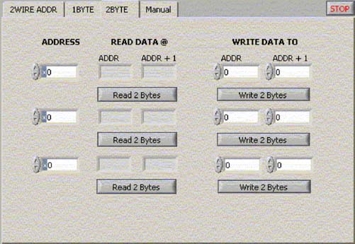 Figure 3. The 2BYTE tag allows users to read data from two registers.