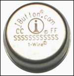 Figure 3. The 16mm-diameter <u> i </ u> Button package protects the 1-Wire chip inside from harsh environments.