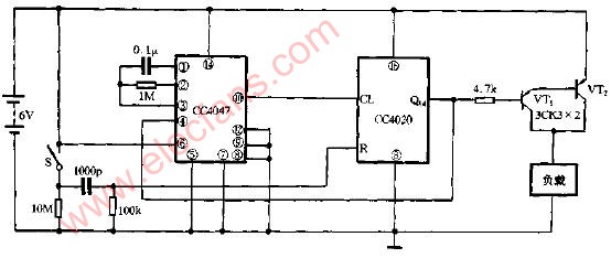 Power saving automatic switch circuit diagram