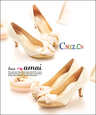 Satin Bow Heel