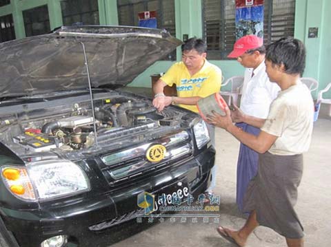 Dongfeng Chaochai Myanmar Service Center officially established