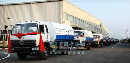 XCMG sanitation trucks enter Hebei to achieve large-tonnage bulk sales