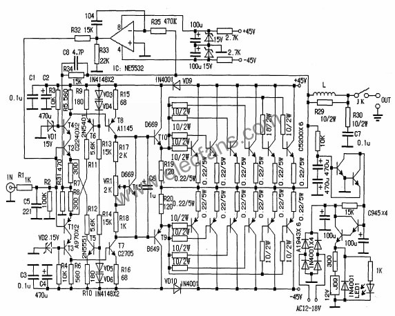 Pure tone Hi-Fi high-power pure Class-A power amplifier