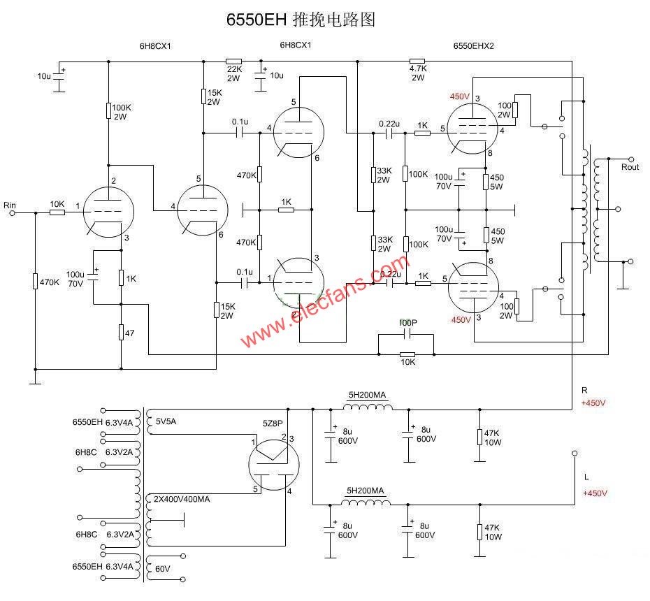 6550 amplifier circuit diagram (3)