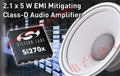 Si270x amplifier application circuit block diagram