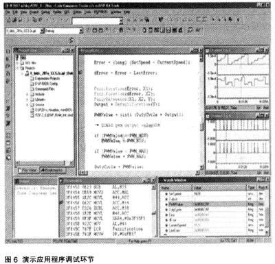 Demonstration application debugging