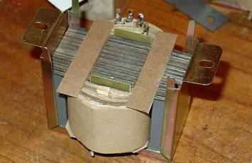 Amplifier output transformer production diagram