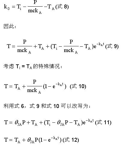 Determine the transient thermal characteristics of the chip