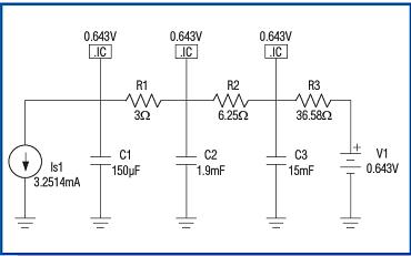 Use the component value shown