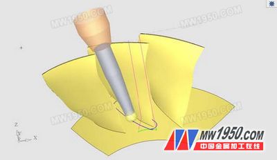 Application of CimatronE 5-axis interference inspection in impeller machining