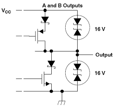 Figure 3 SN65HVD1176 equivalent output schematic