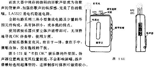 Simple and applicable "Karaoke" power amplifier circuit diagram