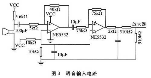 Voice input circuit