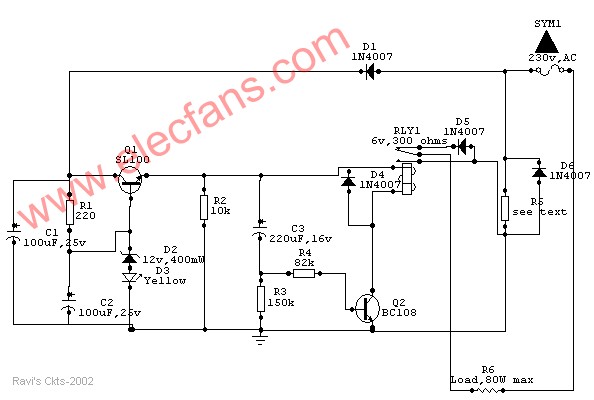 Soldering iron circuit for automotive thermal limiter 