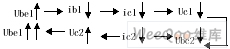 Multi-vibrator circuit diagram composed of triode