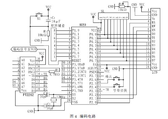 Encoding and decoding circuit