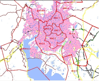 Schematic diagram of the selected area