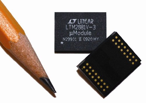 Figure 1: Linear Technology â€™s new isolator micromodule LTM2881.