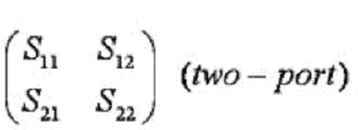 S-matrix two-port network