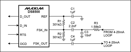 Figure 5. Receive / transmit side external components.