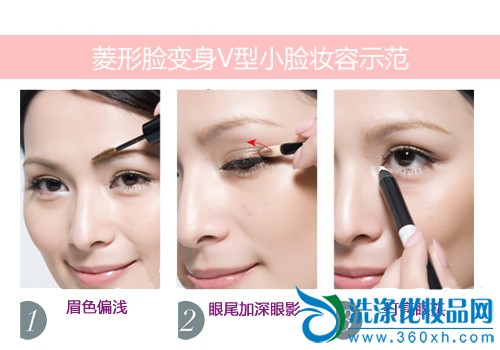 Grab the focus of makeup and change the face shape