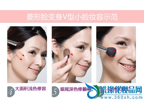 Grab the focus of makeup and change the face shape
