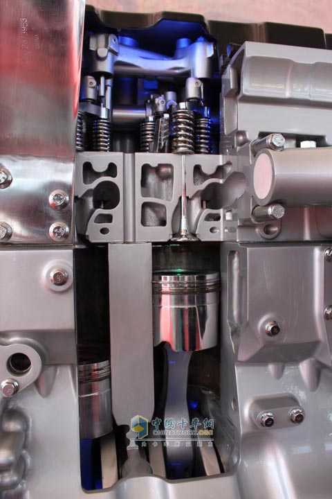ISZ 13-liter engine internal piston movement