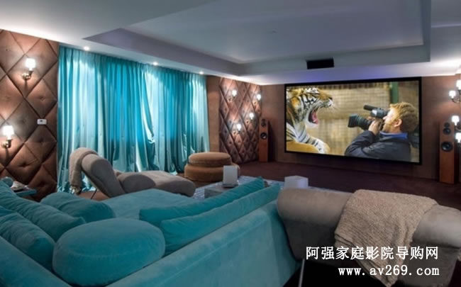 Home theater decoration design renderings