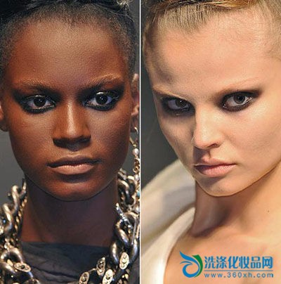 Fashion bald eyebrows