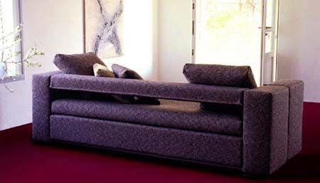 Creative sofa bed perfect for small apartments with limited space and unlimited imagination